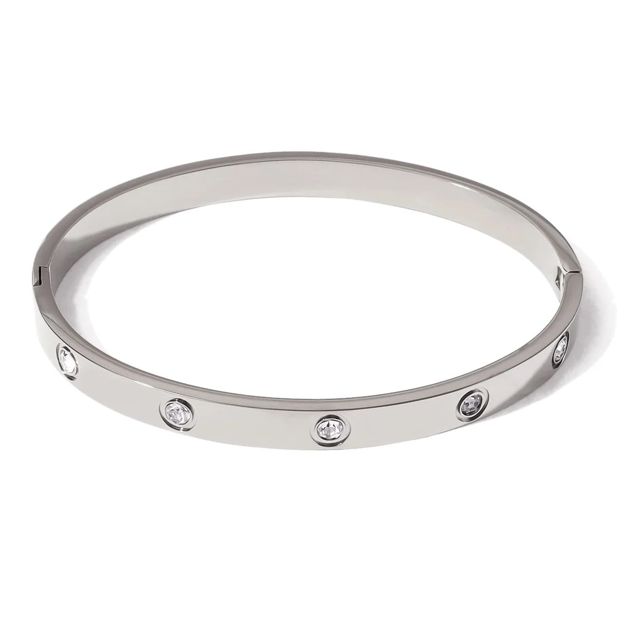 Cassie Bangle Silver