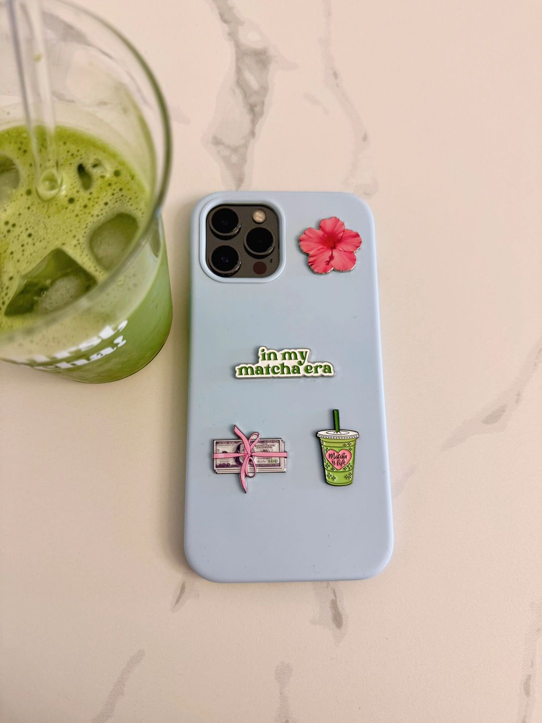 Premium Metall Sticker – In my matcha era