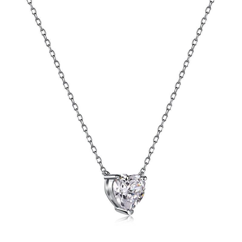 White Heart Kette - IlhamJewelry