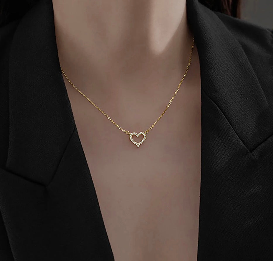 Heart Kette Gold