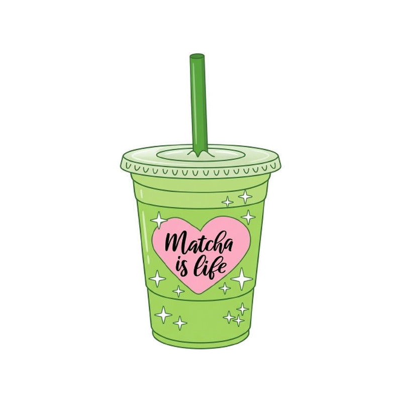 Premium Metall Sticker – Matcha