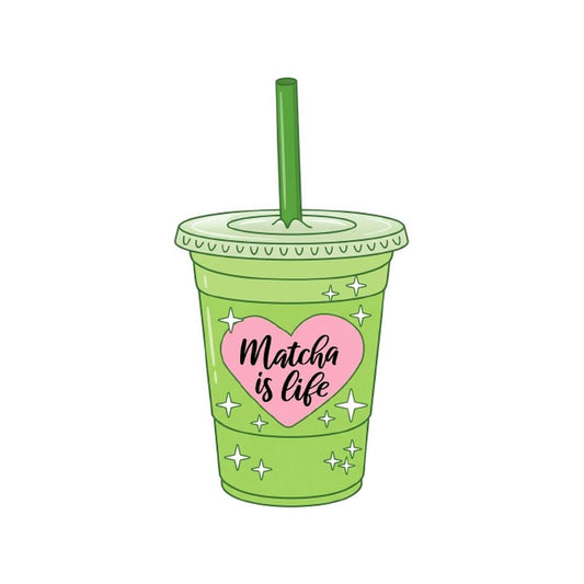 Premium Metall Sticker – Matcha