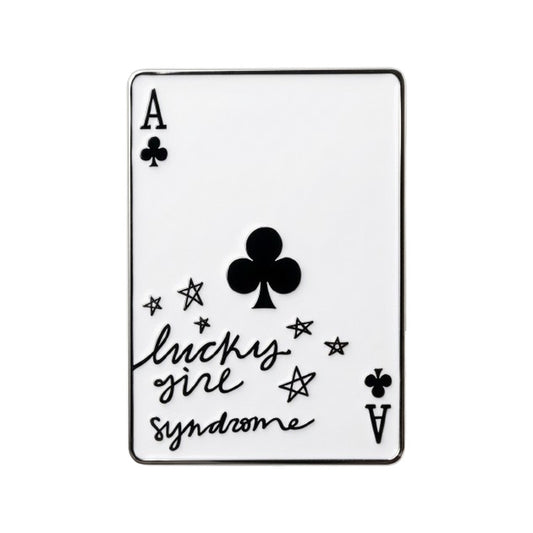 Premium Metall Sticker – lucky girl syndrome